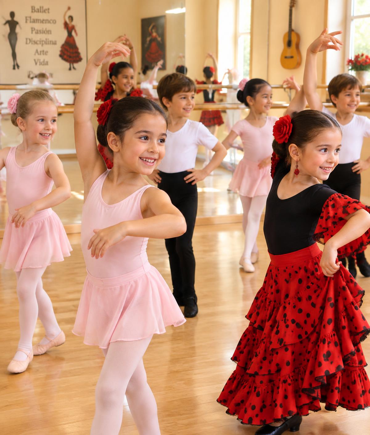 Clase infantil de danza